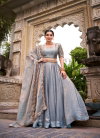 Grey Colour Elakshi Fendi Embroidery Work Lehenga Choli Lnb1440